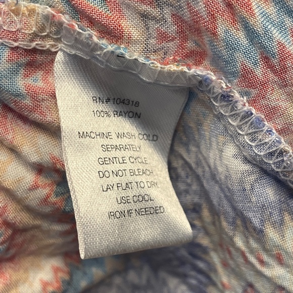 EUC Derek Heart Boho Chevron Zigzag Crochet Waist Shorts Size 3X - Picture 3 of 7